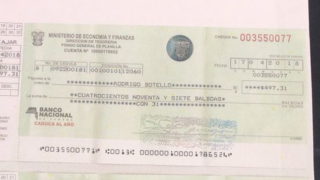 Telemetro Reporta on Twitter: quot Diputado Valderrama devuelve 11 cheques