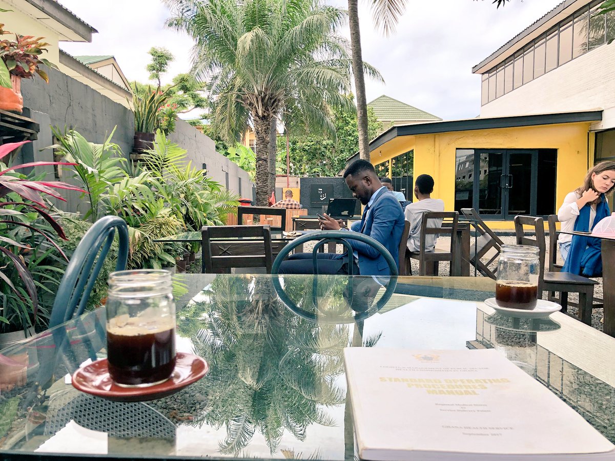 my office in Ghana today