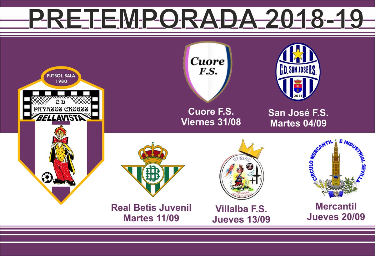 PayasosCrouss's tweet photo. PRETEMPORADA | Ya tenemos definido 5 amistosos para el inicio de nuestra ilusionante temporada. 

#YoSoyPayaso

El 27/08 a las 21:00 H. comenzamos la Pretemporada!!! https://t.co/0nEezR2rGo