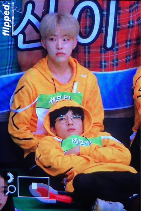 Winterhoney17 On Twitter Soonwoo Moment At Isac 2018 ì¸ë¸í´ í¸ì ìì° Seventeen Hoshi Wonwoo Soonwoo Wonshi Photo By Flipped Ww