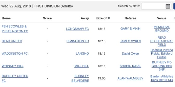 East Lancashire Football League (@eastlancs_fl) on Twitter photo 5 fixtures to look forward to this evening in Division 1 ⚽️🏆⚽️ 5 fixtures to look forward to this evening in Division 1 ⚽️🏆⚽️