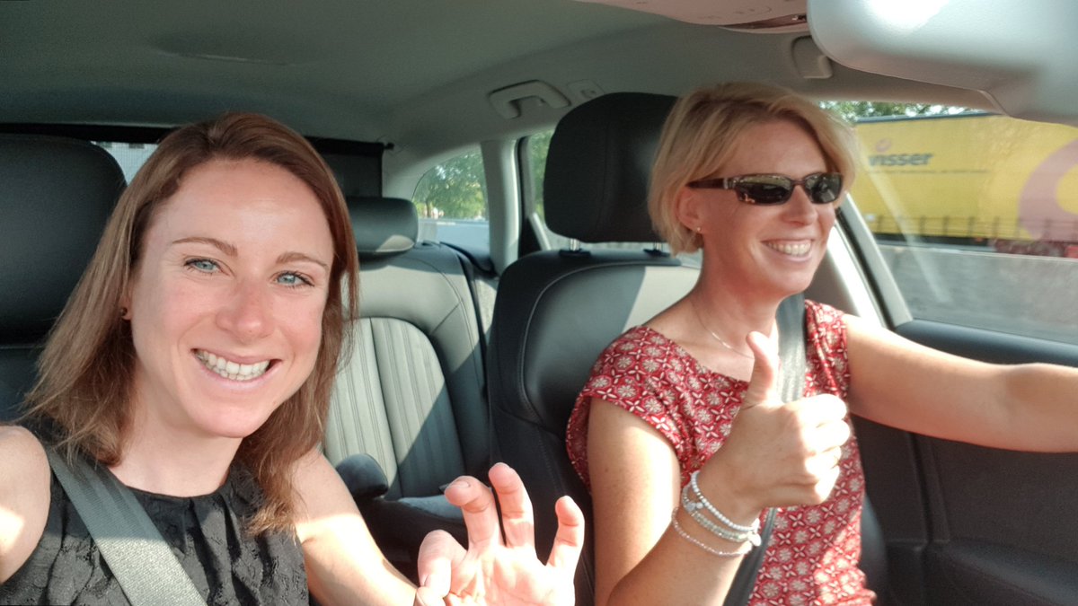 AvVleuten's tweet photo. Super cool to win in my backgarden today. 😁 Racing in your trainingarea is special. Thanks for organising! #vvcwomen Feel now very VIP with my personal driver (credits to my neighbour Jantine👌) to A'dam for television show tonight ('M' @dit_is_M @NPO1 7PM) https://t.co/cXjDhLnSpU