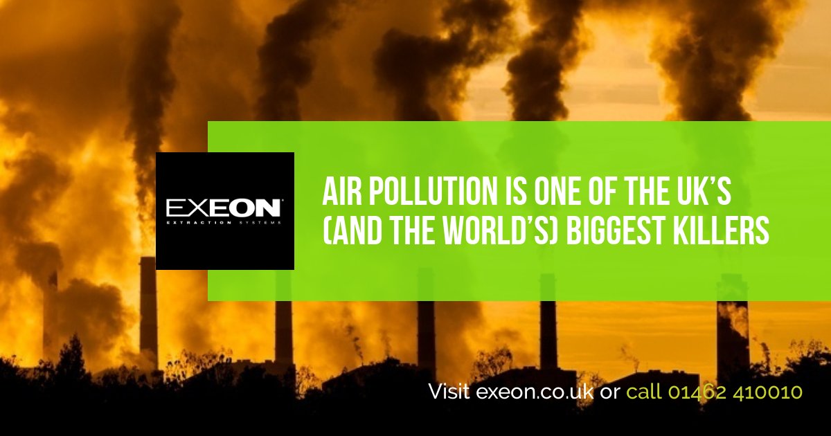 exeonltd's tweet photo. Did you know that breathing in #AirPollution can increase the risk of heart disease and stroke. It worsens asthma symptoms and can even cause lung cancer. Millions of premature deaths each year  are linked to air pollution. 🌍 

#WednesdayFacts #WednesdayThoughts https://t.co/l0Oyy38psB