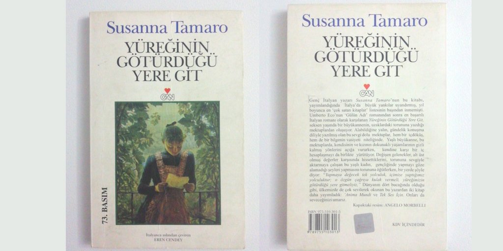 Yureginin Goturdugu Yere Git Sozleri Ve Kitap Alintilari Susanna Tamaro