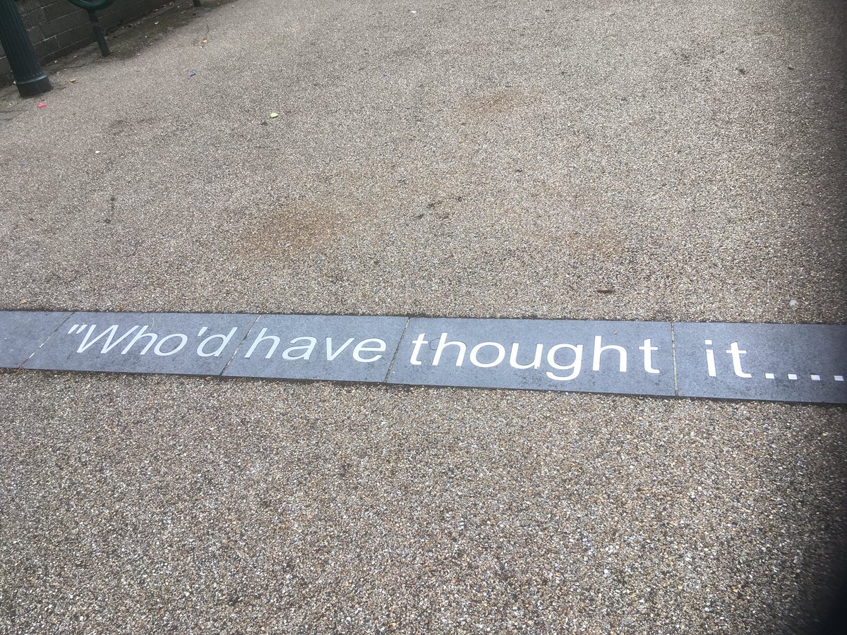 Discovered #Thornton (OK, I didn’t really, it was a recommendation) Still, it has @South_Square <a href="/Emilys_Bronte/">Emily's - The Brontë Birthplace</a>     a beautiful #Viaduct and oodles of #history. As the sign says....