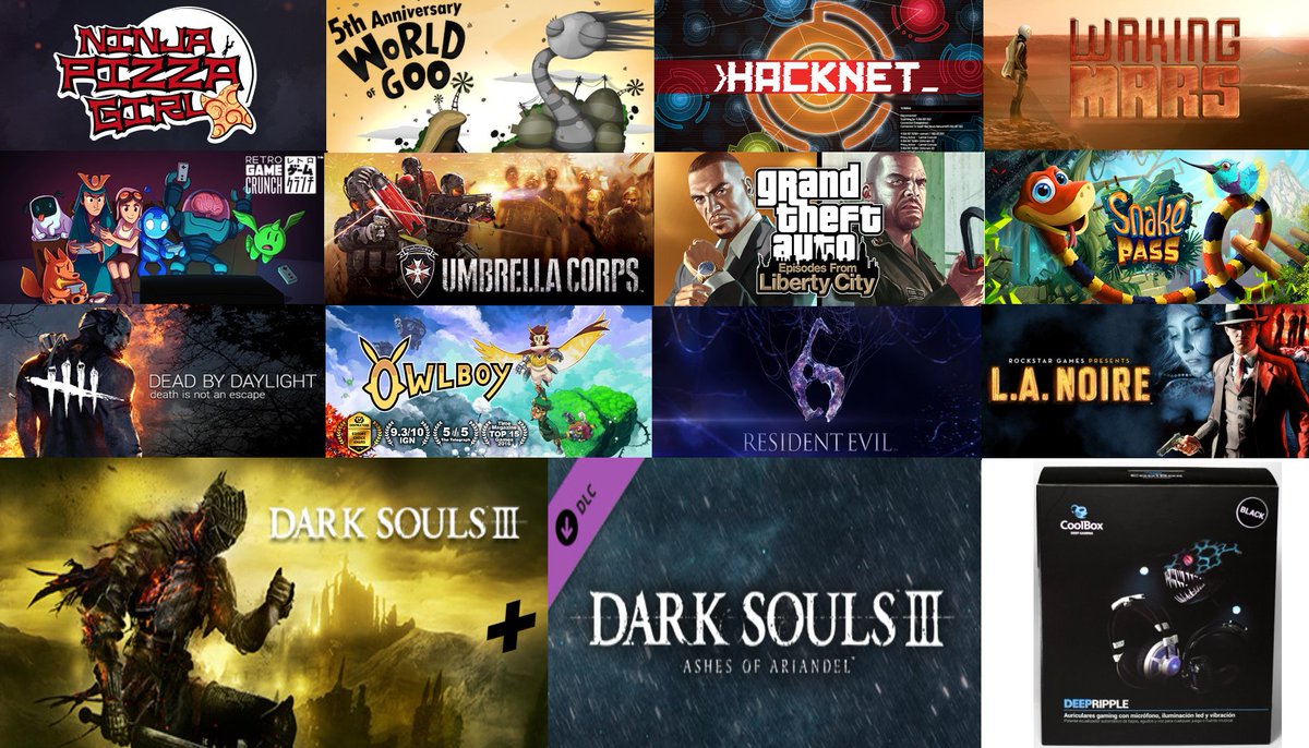 Homercin's tweet photo. Sorteo el día 31/08. A partir de las 17:00. Requisitos indispensables, RT a este tweet y follow en twitter &amp; twitch (https://t.co/fSPhDt68z1) Las 2 primeras filas serán para followers y el resto para suscriptores. Juegos y auriculares suman un total de 300€+ en mercado. Suerte! https://t.co/RVstBgrdfa
