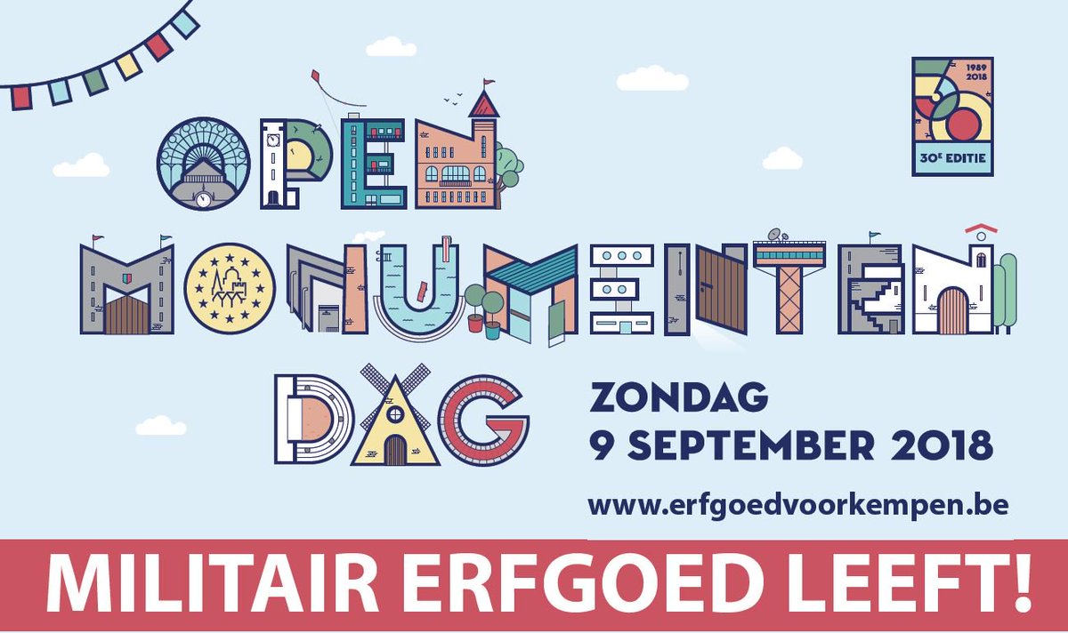 Benieuwd naar het militair erfgoed in de Voorkempen? Ontdek het tijdens Open Monumentendag op 9/9/2018! #openmonumentendag #erfgoed #militairerfgoedleeft @heritavl erfgoedvoorkempen.be/erfgoed/agenda…