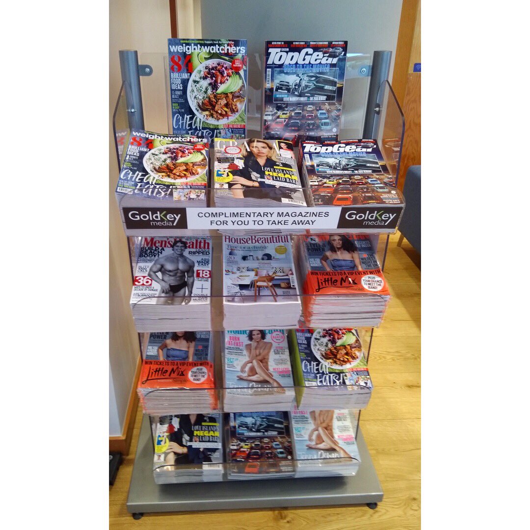 GoldKeyMedia's tweet photo. We hope the employees in @Facebook HQ at Rathbone Place enjoy their new magazine rack! 1700 employees + 200 visitors a day have access to the mags. This service is complimentary to corporate offices & a great method of magazine circulation for publishers. #facebooklondon https://t.co/e3zAlAAotH