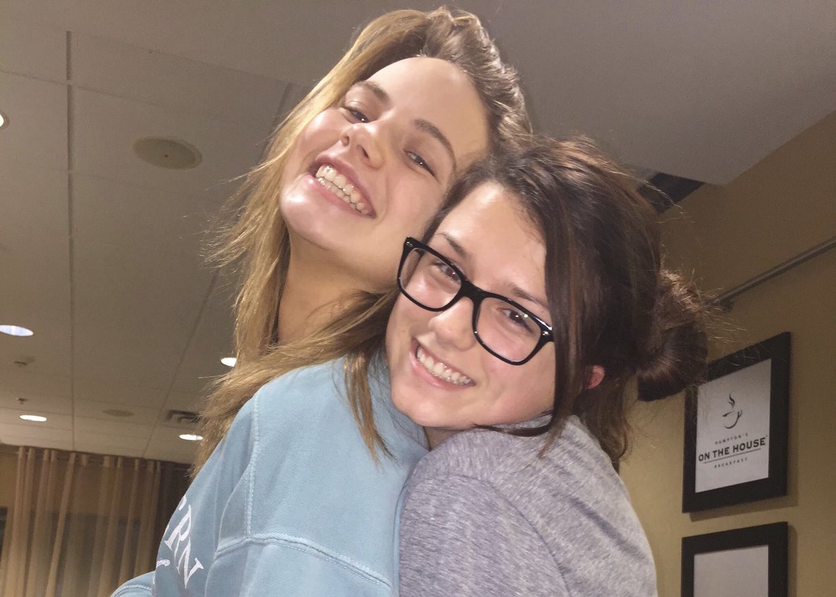 wWn1999's tweet photo. happy birthday to my bestie💗💗 you’re finally an adult;)!! Can’t wait to see you this weekend.. Life is so different being four hours away from you, but like they say distance makes the heart grow fonder💗💗 @morgandavis198 https://t.co/zAKNwAuYrC