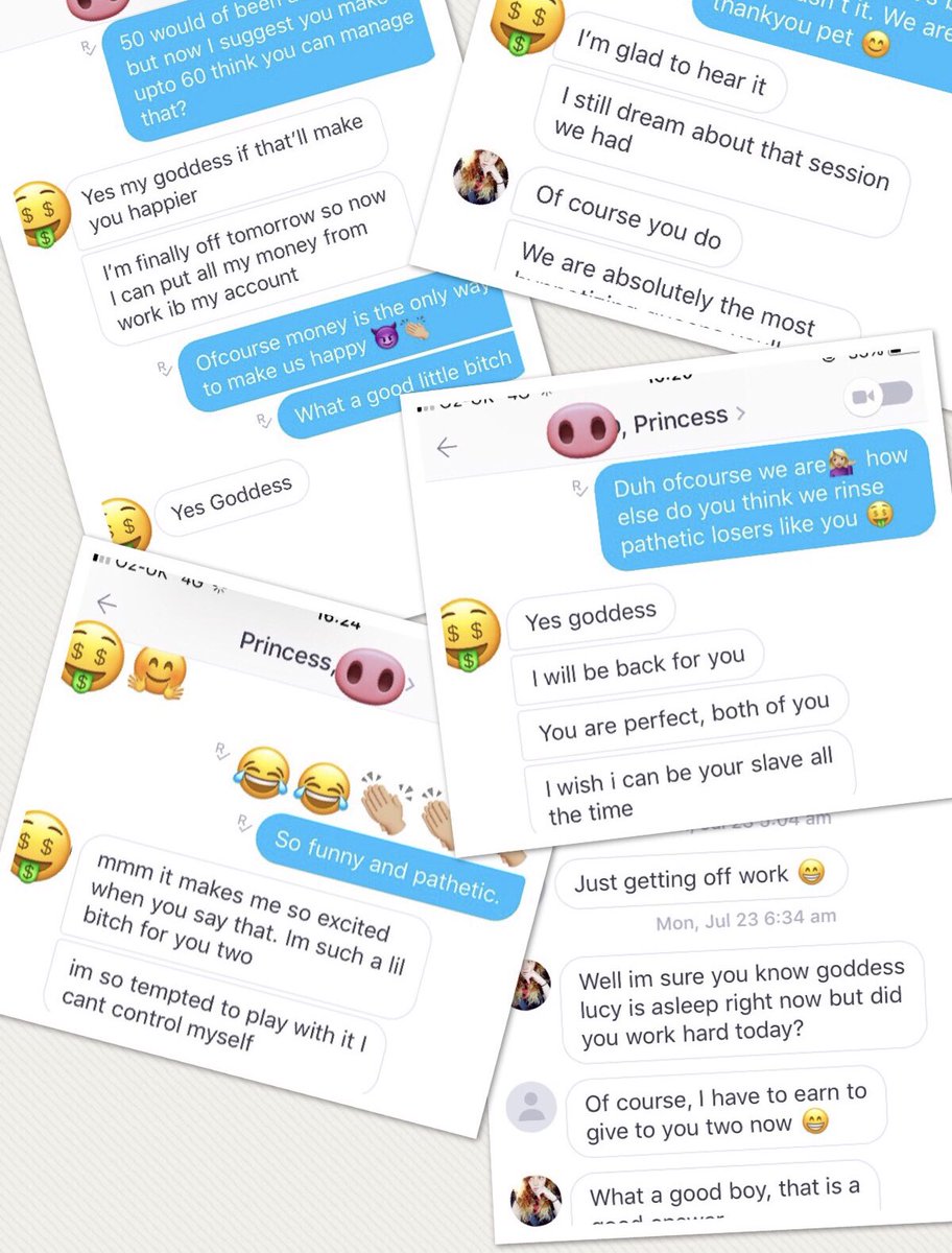 BritDommeLucy's tweet photo. Doyou have what it takes to join our pig pen?๐ท
Sneak peak of the kind of attitude you should have.
Apply with tribute first then DM me or @princessflames_ ๐๐
#findom #efdp #odd #bbr #nvn #doublesessions #doubledomme #twogoddesses #control #humiliation #degrading #submit #obey https://t.co/Ee7DWgZuuZ