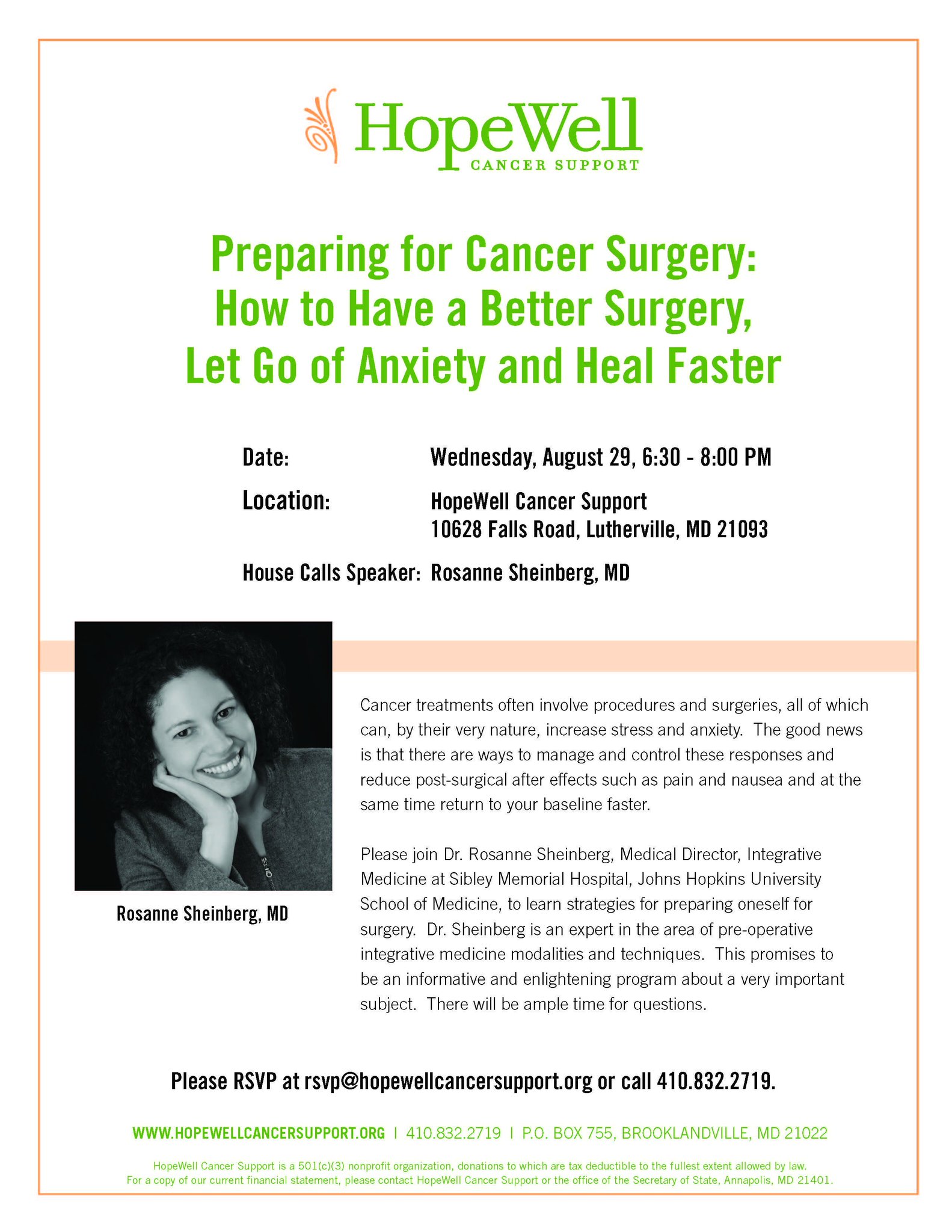 Johns Hopkins ACCM on Twitter "Join rsheinberg next week