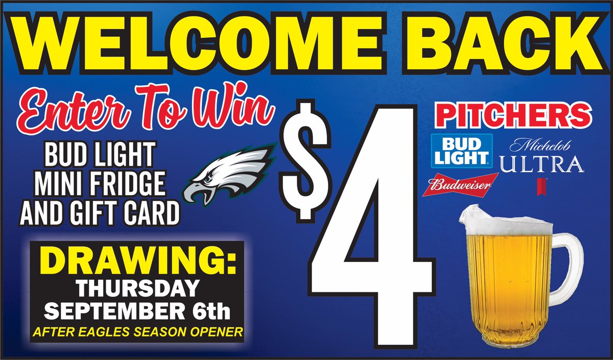 ShortysKutztown's tweet photo. FIRST 100 PEOPLE THROUGH THE DOOR SCORE RAFFLE TICKETS FOR THE BUD LIGHT FRIDGE FILLED WITH ICE COLD BUD LIGHT. #ThirstyThursday #WeAreBack #BestSemesterEver https://t.co/ddHi1jKRrL
