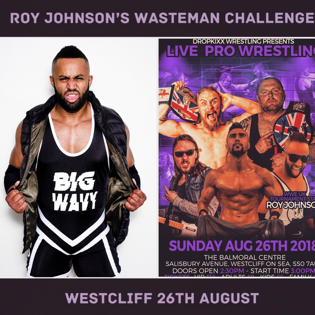 TheBigWavy_'s tweet photo. This Sunday!
@DKWAcademy #WastemanChallenge https://t.co/k1P6B3KxI9