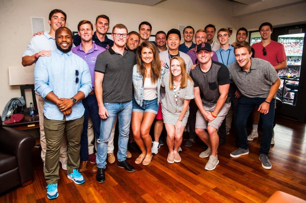 FenwaySportsMgt's tweet photo. This weekend we held our first ever Associate Reunion at Fenway @fenwaypark, with former Associates dating back to 2013 joining former colleagues and friends for a day of networking and reconnecting. Our 2019 Associate Program will open to interested applicants in December. https://t.co/55PNJkIaUv