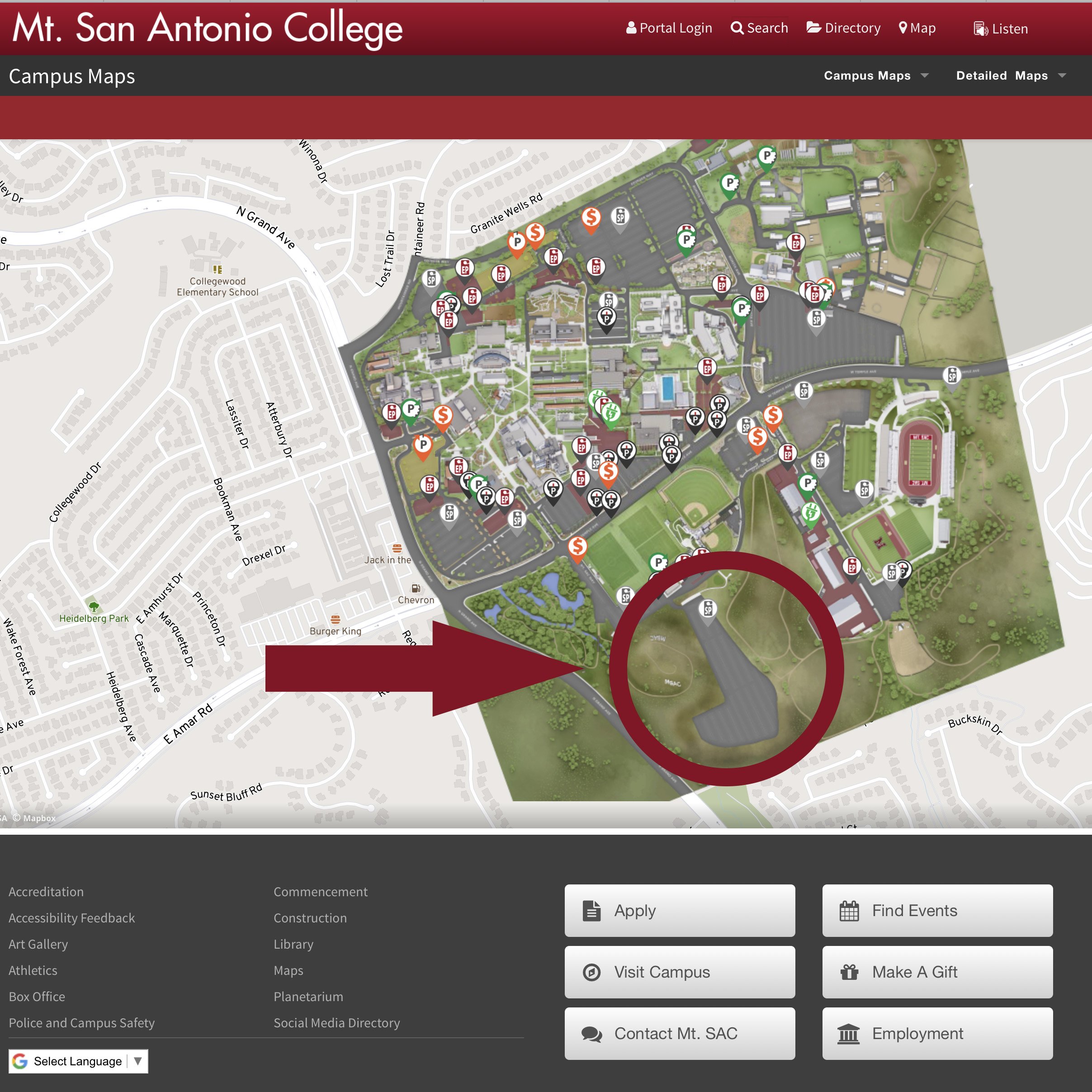 Mt Sac Campus Map Mt. Sac On Twitter: "Looking For Parking? Try Lot M. There's Plenty Of  Spaces And Our Shuttle Will Bring You Directly To Campus After You Find  Your Space. Explore Our Map Here:
