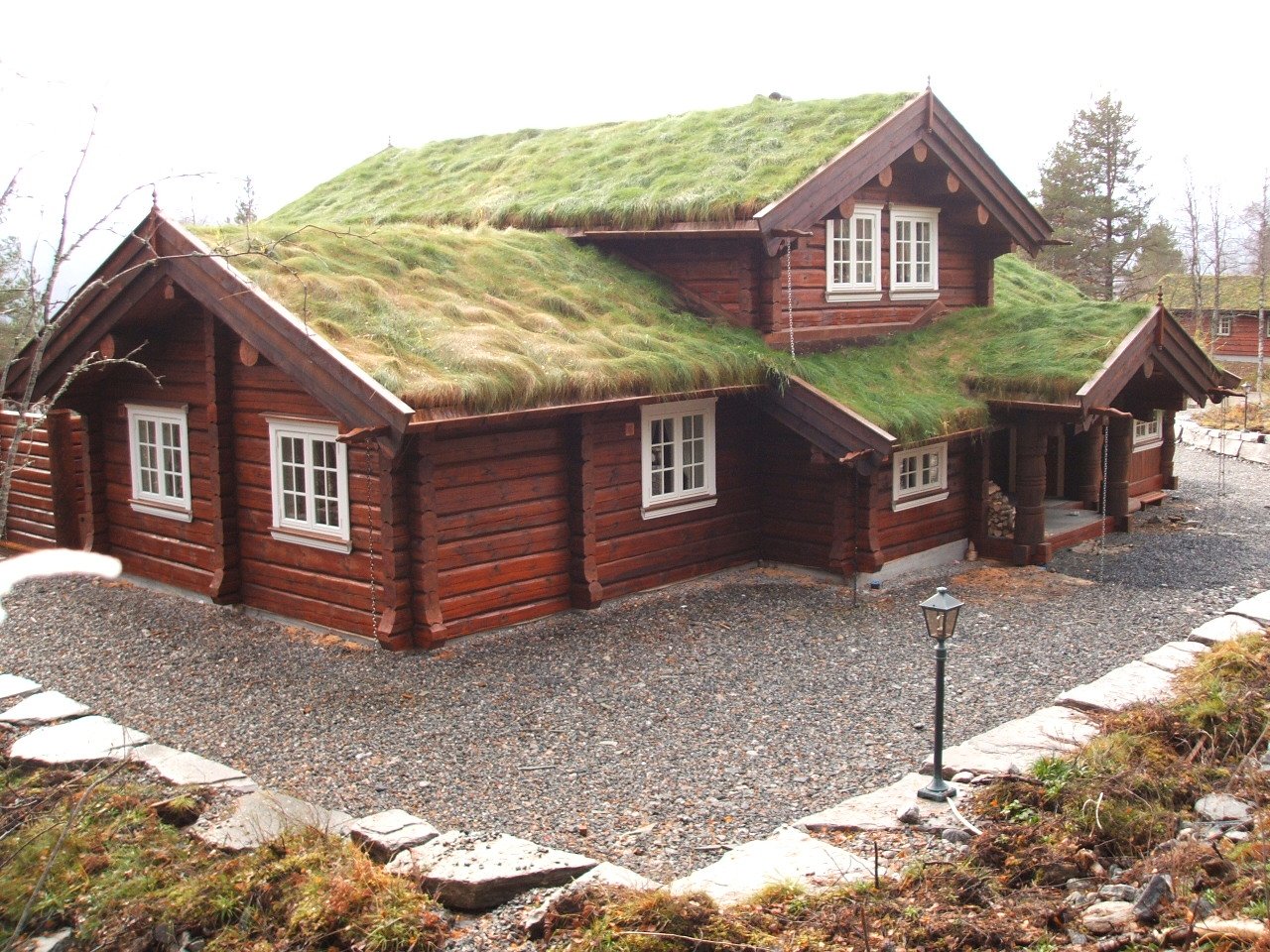 норвежский деревянный дом