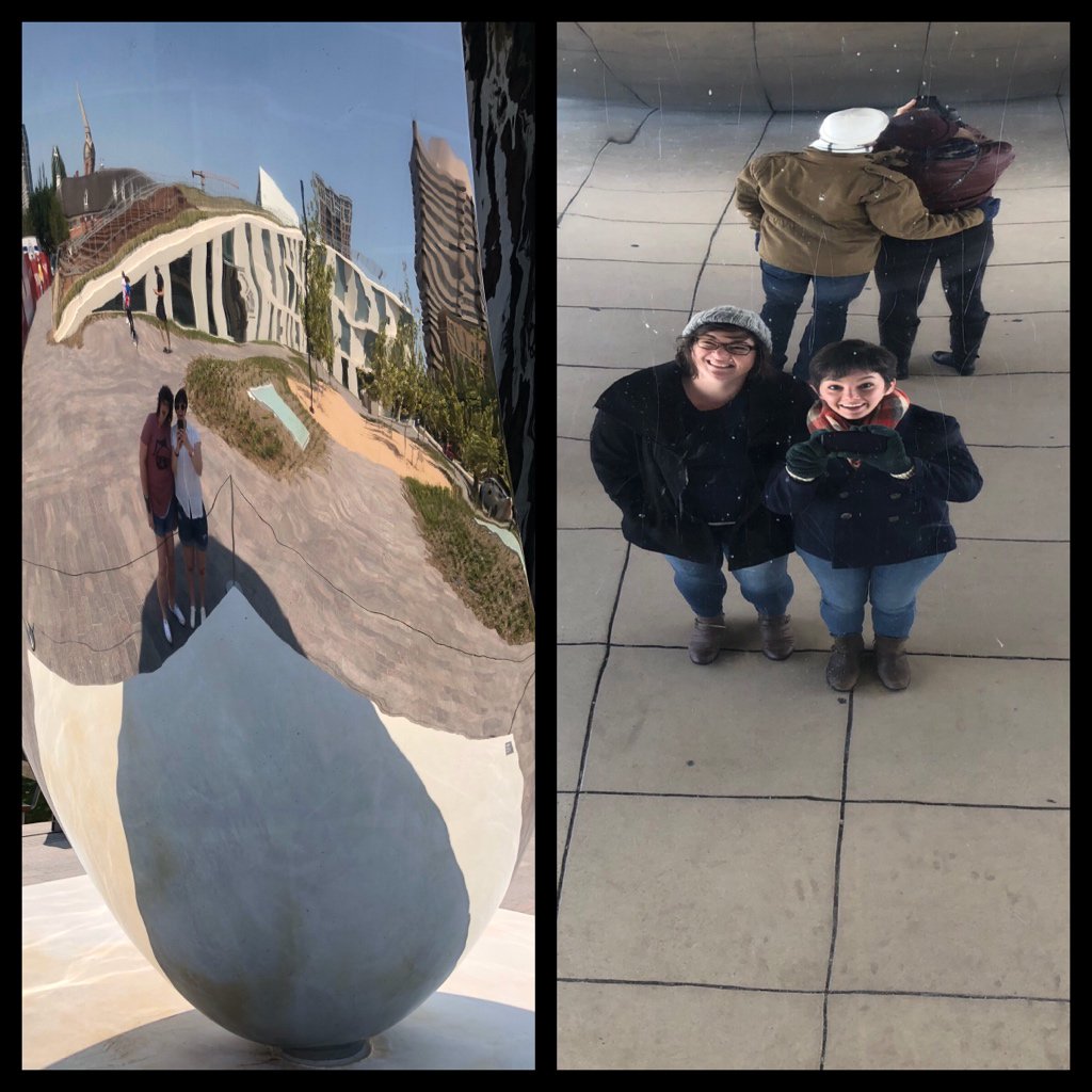 JamieBurger's tweet photo. Another town, another #beanselfie with @StephABrad! #Houston #bean #cloudcolumn #erectbean https://t.co/UQix7mQIMn