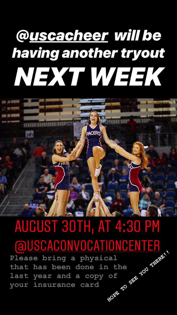 We will be having a second round of tryouts!!! August 30th, at 4:30 pm in the convo!!!!