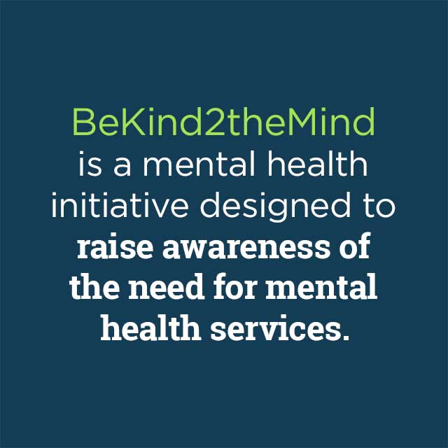bekind2themind's tweet photo. Our goal is to educate our community about the need for increased public investment in mental health resources and, most importantly, encourage people to be part of the solution. #BeKind2TheMind #MentalHealthMatters #MentalHealth https://t.co/HrV6PzTJtp