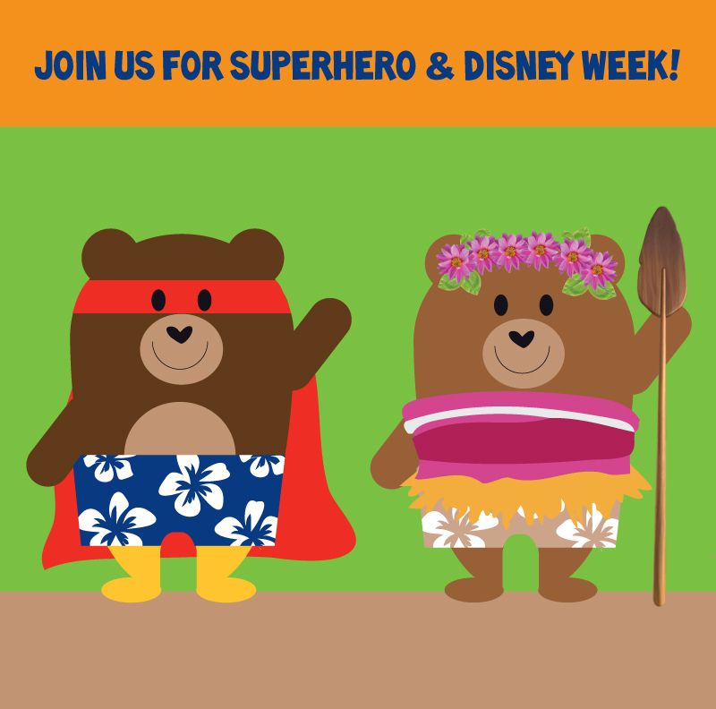 Bear_Paddle's tweet photo. Through August 25th, join Bear Paddle in celebrating Superhero &amp; Disney Week! Come to swim lessons dressed up as your favorite Superhero or Disney character! https://t.co/s0BE9ZeUTB