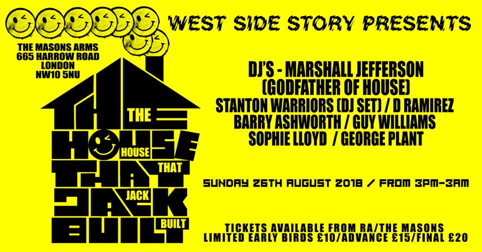 Dub Pistols (@dubpistols) on Twitter photo This Sunday our annual Carnival party <a href="/themasonsnw10/">The Masons Arms</a> is going to go off with the man <a href="/MarshallJeffers/">Marshall Jefferson</a> <a href="/sophielloyyd/">Sophie Lloyd</a> <a href="/DjGuyWilliams/">GuyWilliams</a> <a href="/StantonWarriors/">Stanton Warriors</a> This Sunday our annual Carnival party <a href="/themasonsnw10/">The Masons Arms</a> is going to go off with the man <a href="/MarshallJeffers/">Marshall Jefferson</a> <a href="/sophielloyyd/">Sophie Lloyd</a> <a href="/DjGuyWilliams/">GuyWilliams</a> <a href="/StantonWarriors/">Stanton Warriors</a>
