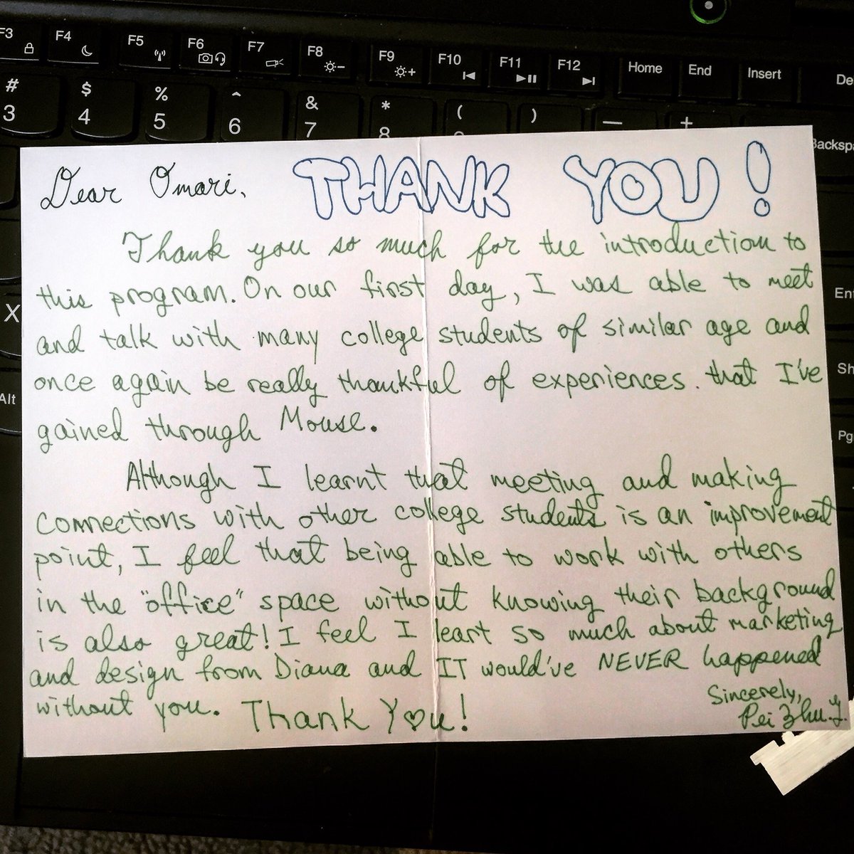 ProjectOmari's tweet image. Feedback like this says it all! The change you want to see in the world is within You! TechnologyForYouth.com. #learntocode #stem #stemforall #stemforkids #giveback #feedback #internship #techforyouth