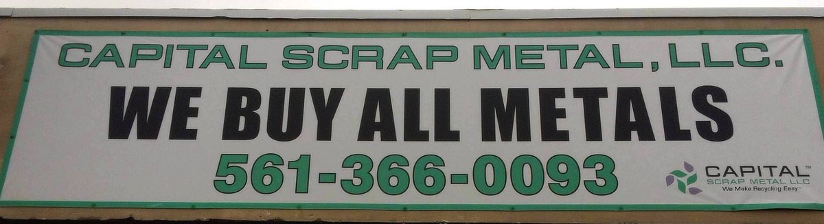 If you got metal in West Palm, we got you! 
#scrap #scrapmetal #Recycle #recycling #metal #fastcash
#money #cash #dumpsterking #capitalscrapmetal #cans #freemoney #metalrecycling #scrapping #scrapyard #scraplife