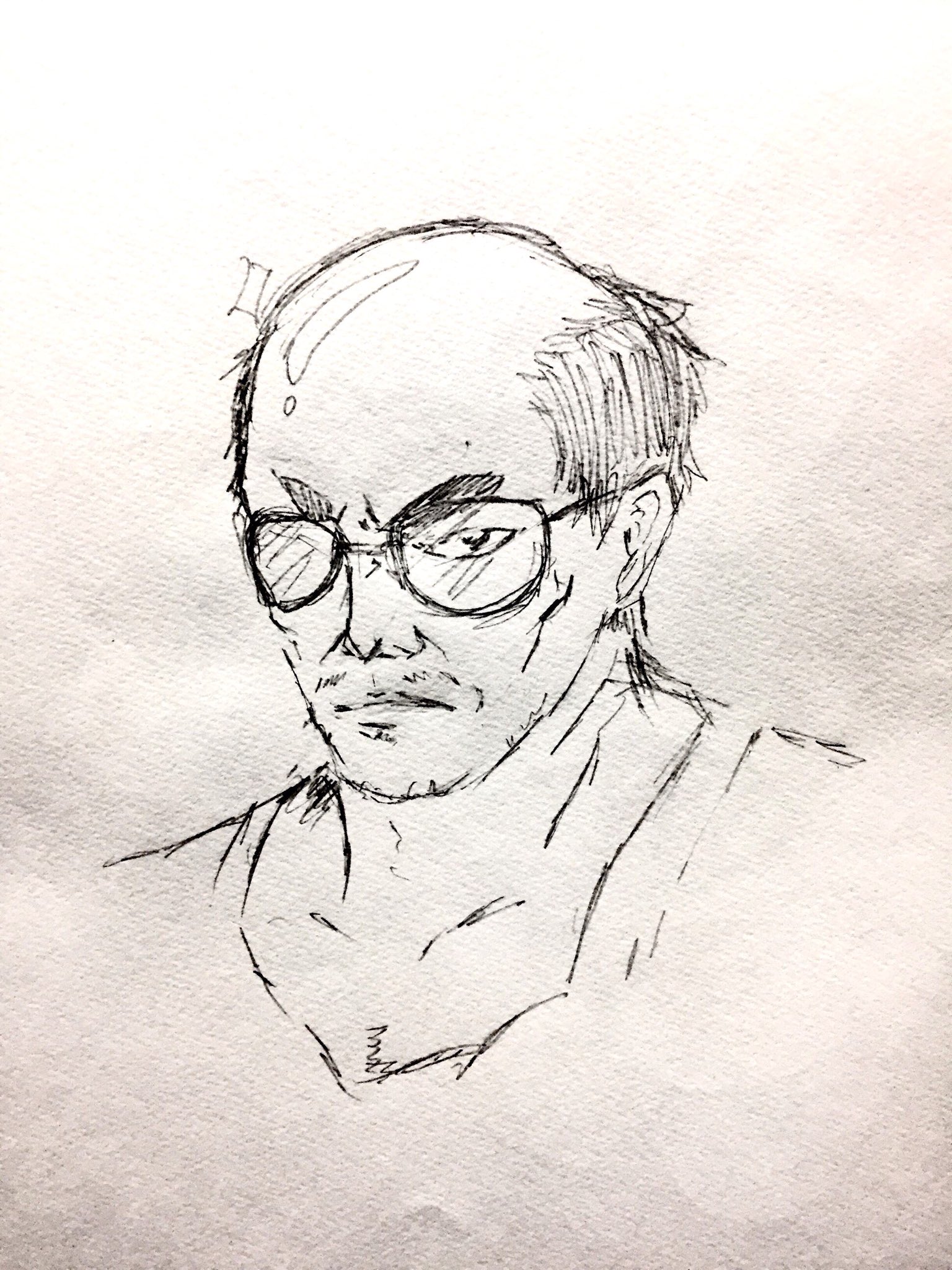 田中のおっさんイラスト Twitter