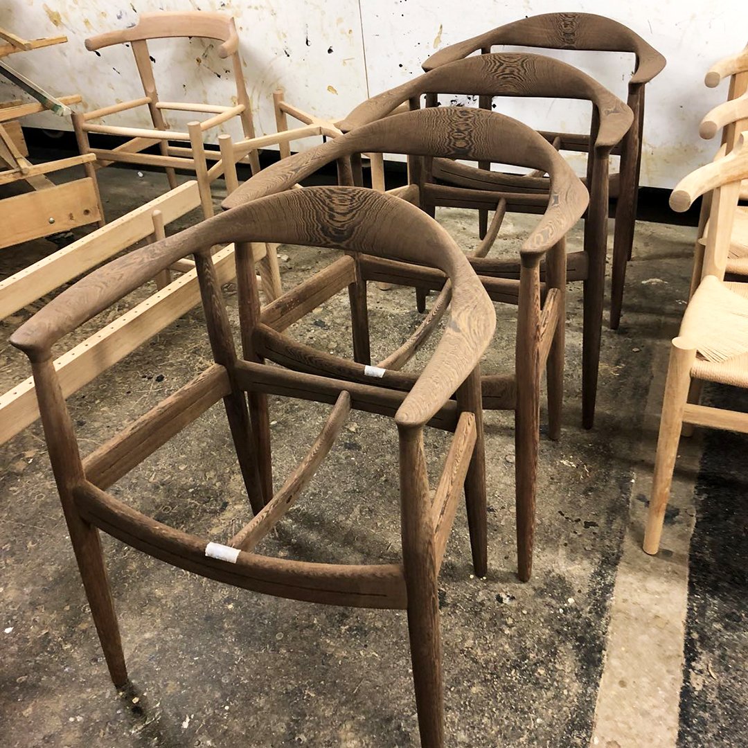2021london's tweet photo. We recently had the opportunity to visit the #PPMobler #workshop in #Copenhagen and were able to witness first-hand the #craftsmanship involved in the production of their #furniture. Many thanks to PP Mobler for hosting a fascinating trip >https://t.co/8SoDd7LOWA https://t.co/72kniFubty