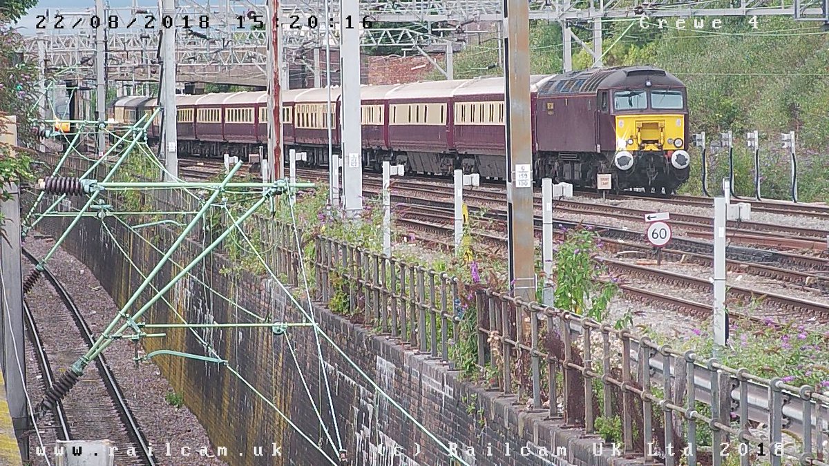 railcamlive's tweet image. Railcam's Pick of the Day, 22/08/18.

@networkrail @Railworld @westcoastrail @creweheritage @northernbelletr @DRSgovuk @bytemark @TfL @DawlishBeach #Class950 #Class46 #Class57 #Class88 #Class57 #Class345