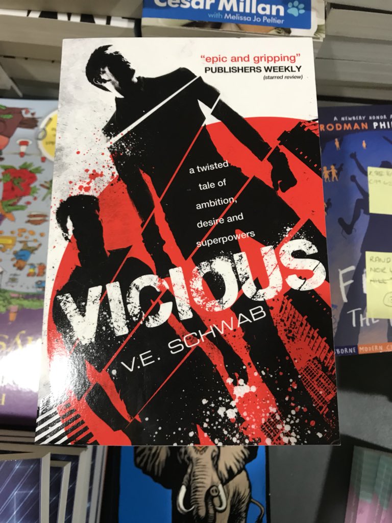 readerwarehouse's tweet photo. Just unpacked! The stunning new edition of Vicious by @veschwab 😍 In all our stores next week! #yareads #bookstoread #new #jonathanballpublishers #gottoread #vicious https://t.co/Wf8jv3G3DQ