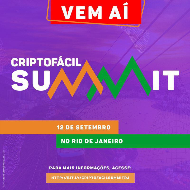 criptofacil's tweet photo. O maior evento de #Criptomoedas do #RioDeJaneiro está chegando!
O CriptoFácil Summit será no dia 12 de setembro. Nomes como @gabrielrhama_ , @decredproject e @paulo_aragao já estão confirmados.
Garanta seu ingresso em https://t.co/jr1eZ45O7L https://t.co/WyPcNDHvSZ