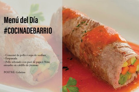 Hoy nuestro menú está delicioso 👌🏻, ven a consentirte en el mejor espacio #FincalaColorada 
#COCINADEBARRIO