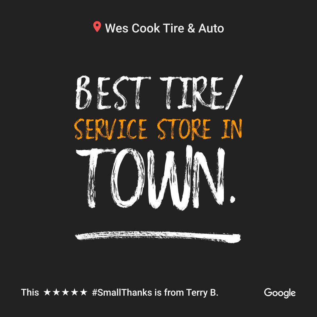 wescooktire's tweet photo. Awesome! We are so happy to hear that, Terry! https://t.co/XiGfkRwtEQ