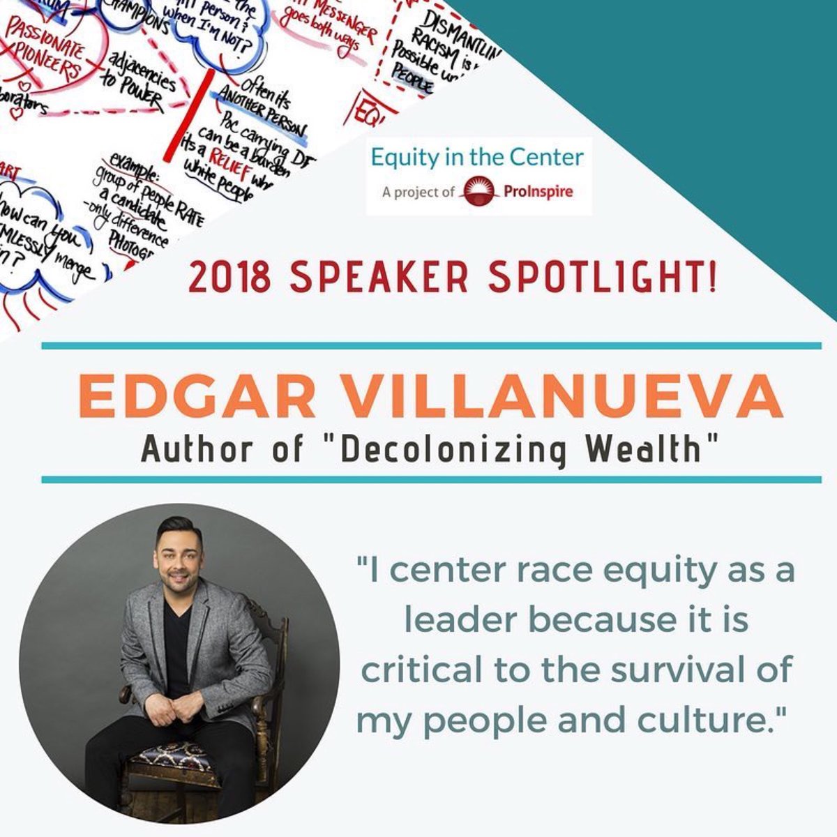 VillanuevaEdgar's tweet photo. Excited to keynote at the 2018 #EiCSummit! I’ll be discussing my forthcoming book @DecolonizWealth and its social sector implications. #decolonizingwealth #decolonizingminds
Register today for the #EiCSummit! https://t.co/DGtISnfoRV. https://t.co/Vet5wJ1m9Y