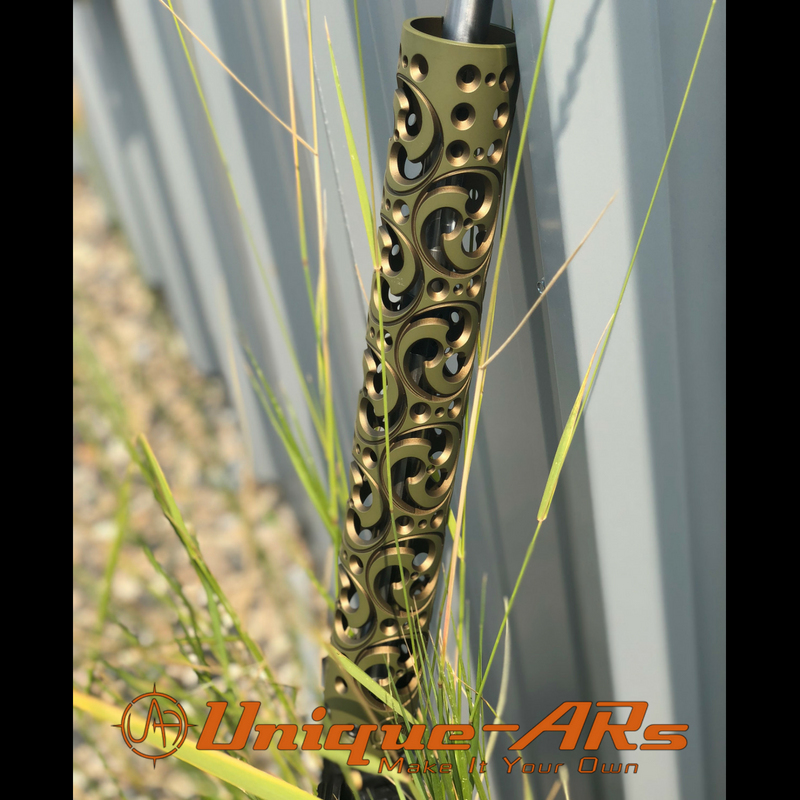 ARS_unique's tweet photo. One Day left to place your bid for this Bazooka Green and Burnt Bronze Unique-ARs Cerakoted free float forend. 

#uniquears #makeityourown #AR15 #freefloatforend #tacticalar #customar 
Hurricane 15″ Auction Handguard – Unique-ARs https://t.co/fioXGVGHZG