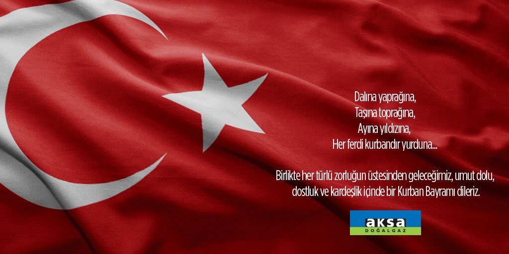 Birlikte her türlü zorluğun üstesinden geleceğimiz, umut dolu, dostluk ve kardeşlik içinde bir #KurbanBayramı dileriz. #Aksa