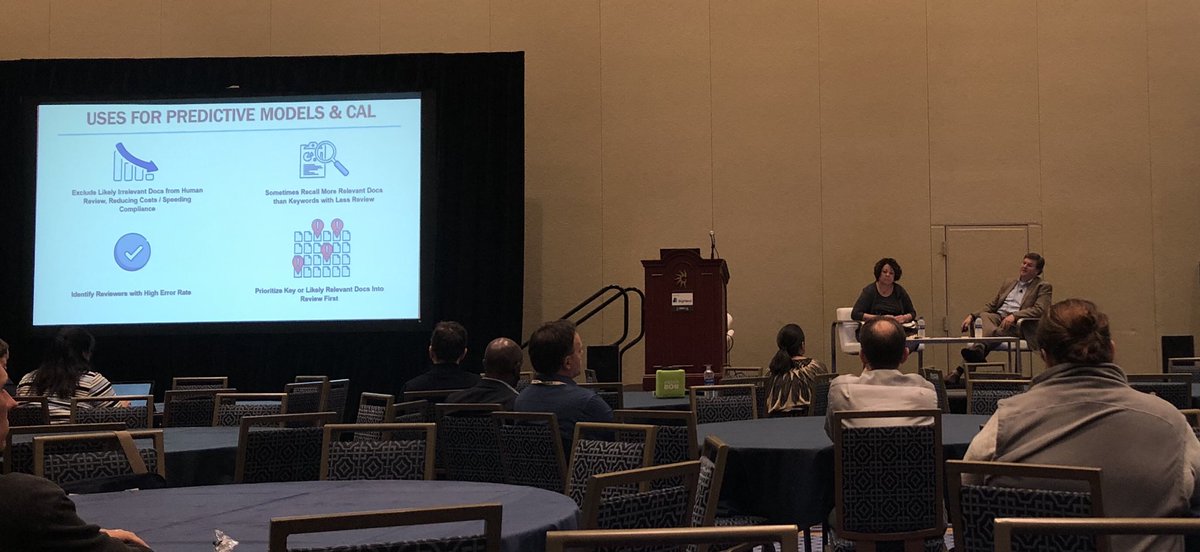 AHKuhn's tweet image. You know I’m attending the #predictivecoding and #cal workshop at #iltacon! Looking forward to hearing more perspectives and continually  learning (hah) #legaltech #ediscovery