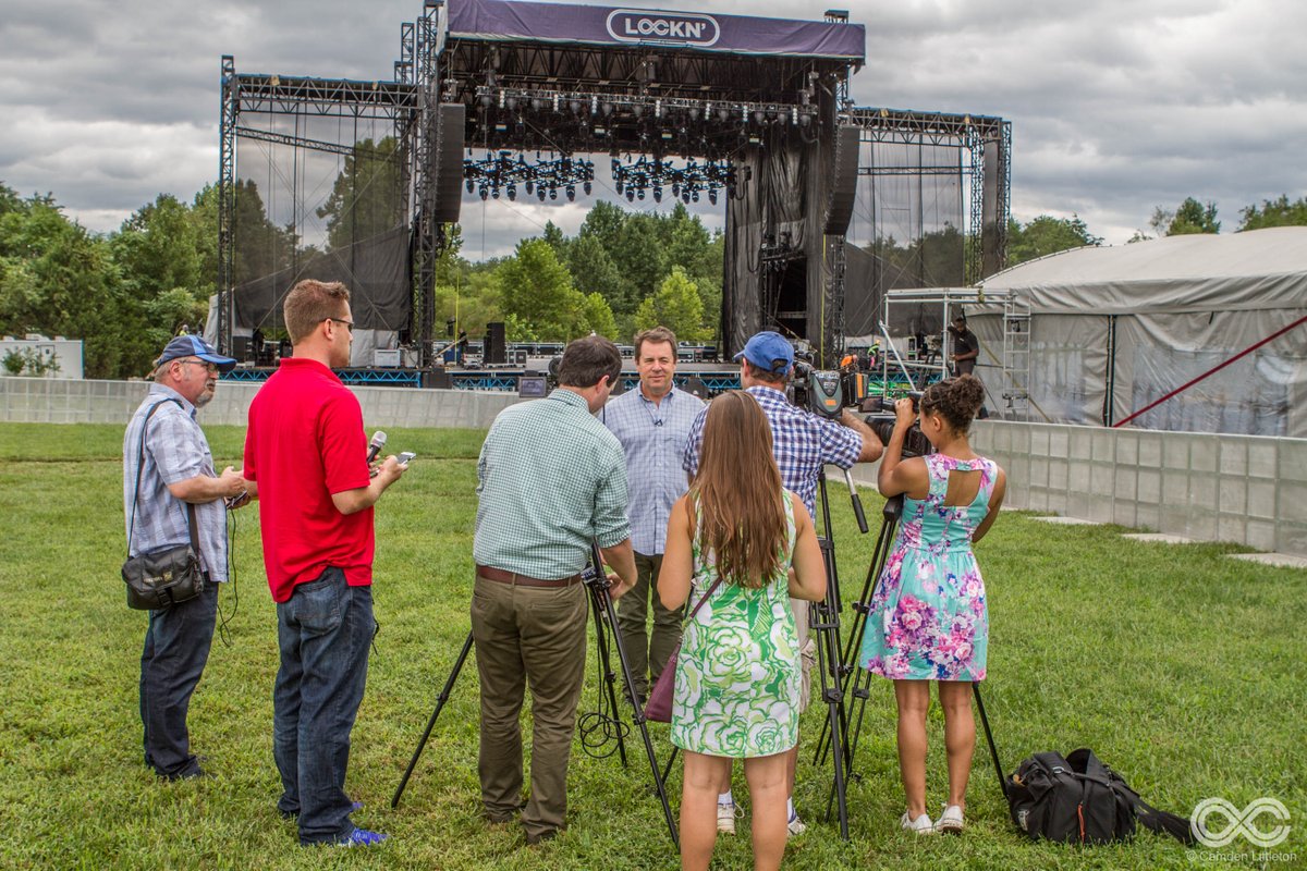 locknfestival's tweet photo. Great day today at Media Day! So much fun showing off the grounds and chatting about the stellar weather, great traffic plan, music, activities, and of course, #HAMAGEDDON! 📷: @CamdenLittleton https://t.co/63E3xxt9kO