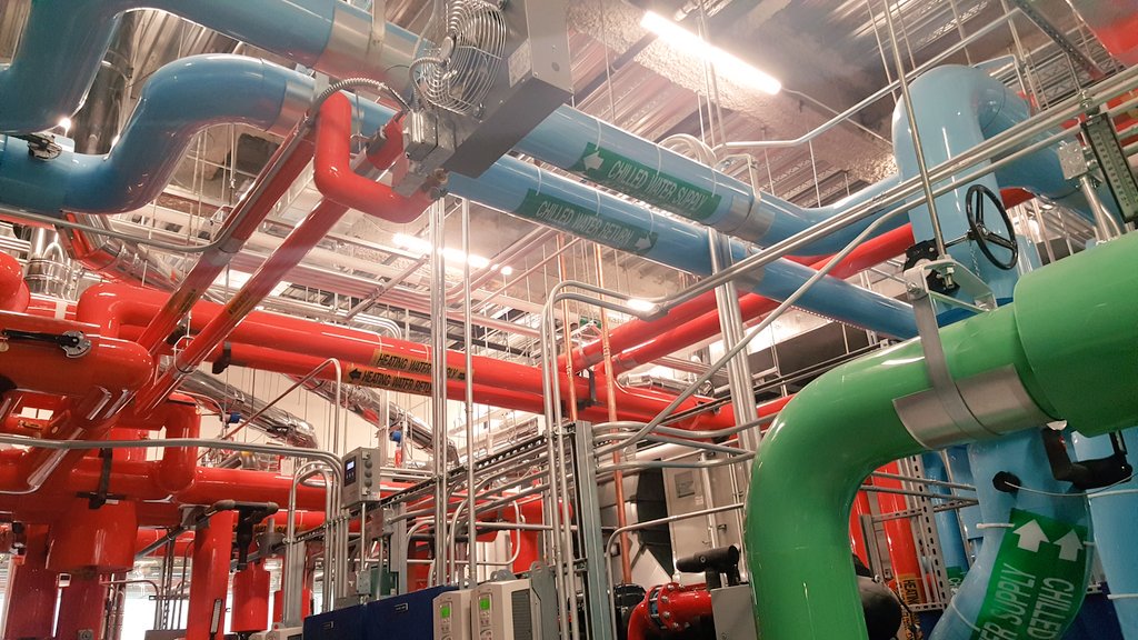 Kim Tunnicliffe on Twitter "This is the the mechanical/Boiler room at