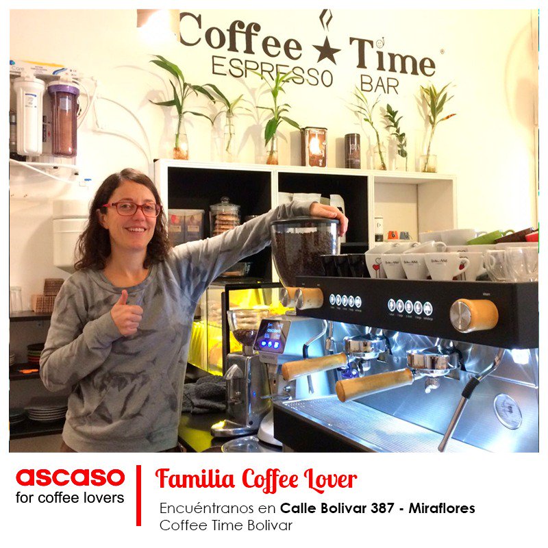 AscasoPeru's tweet photo. Siempre es buen momento para recordar a parte de nuestra familia ASCASO PERÚ
Hoy, es tiempo de COFFEE TIME MIRAFLORES! Ellos están ubicados en la Calle Bolívar 387 Miraflores
Sigue sus redes y hazla tu cafetería de preferencia
Face:@coffeetimeperu2
Insta:@coffee_time_bolivar387 https://t.co/Fv3AhqkRZK
