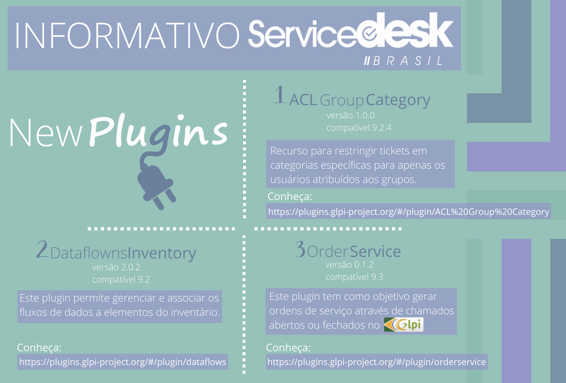 servicedeskbra's tweet photo. 1. ACL Group Category
https://t.co/NBwqWHJLEJ
2. Dataflows Inventory
https://t.co/vDbYsQmVKO
3. Order Service
https://t.co/G3NT5wfFDf
#informativo #servicedeskbrasil #glpibrasil #glpi #plugin #plugins #newplugin #newplugins #groupcategory #dataflows #Inventory #orderservice https://t.co/UJtuv3VnMh