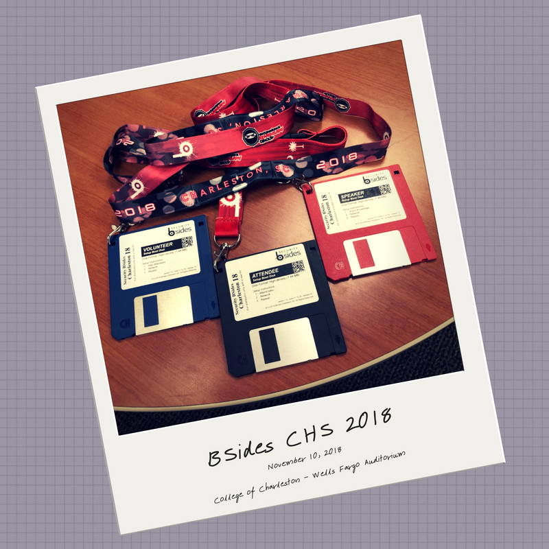 Just received our badges for #bsideschs2018! What do you think?
#chsnews #infosec