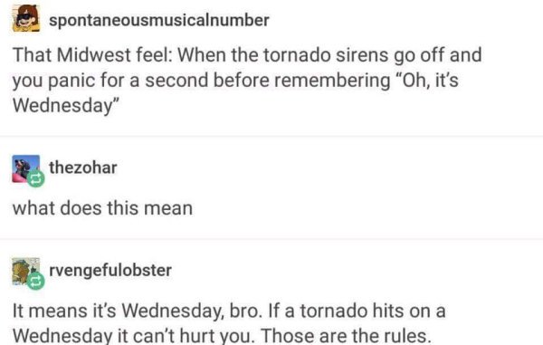 MischiefMemes's tweet photo. I guess the East Coast doesn't know about Warning Wednesday. #lol #memes #meme #comedy #Lmao #hilarious #funny #haha #jokes #WednesdayWisdom https://t.co/nwOmGAhgrC