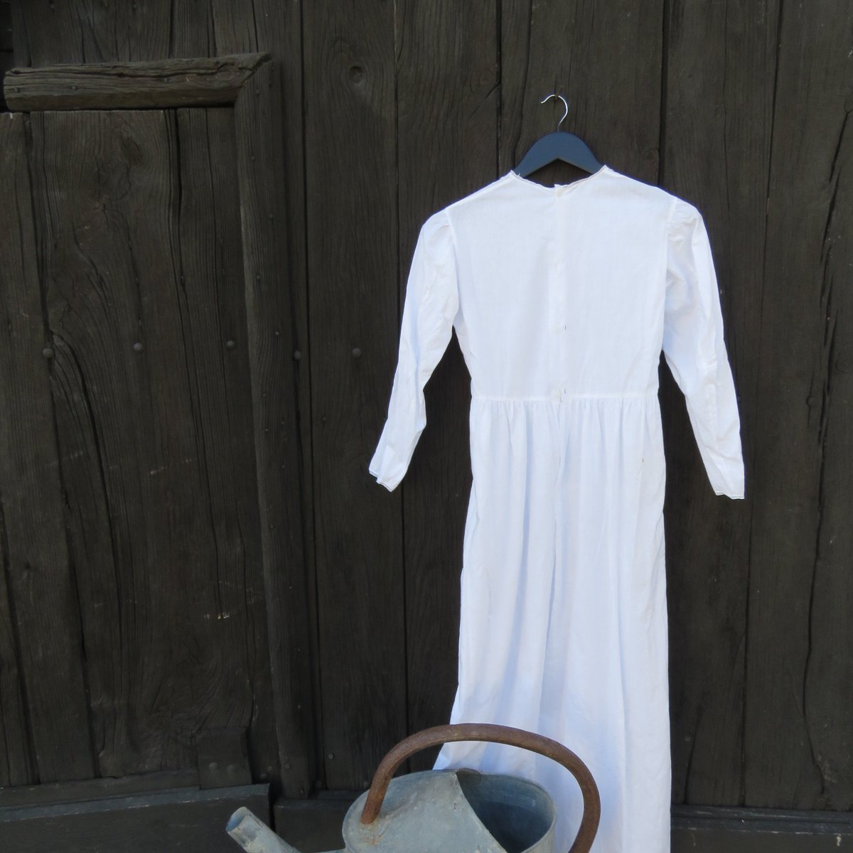 white cotton underdress