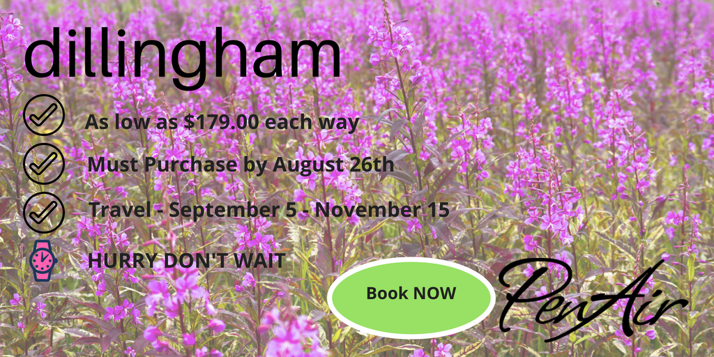 Fireweeds Topping. Don't let Fall turn to winter without some travelling fun! #fireweed #travelwithpenair #cheapdeals