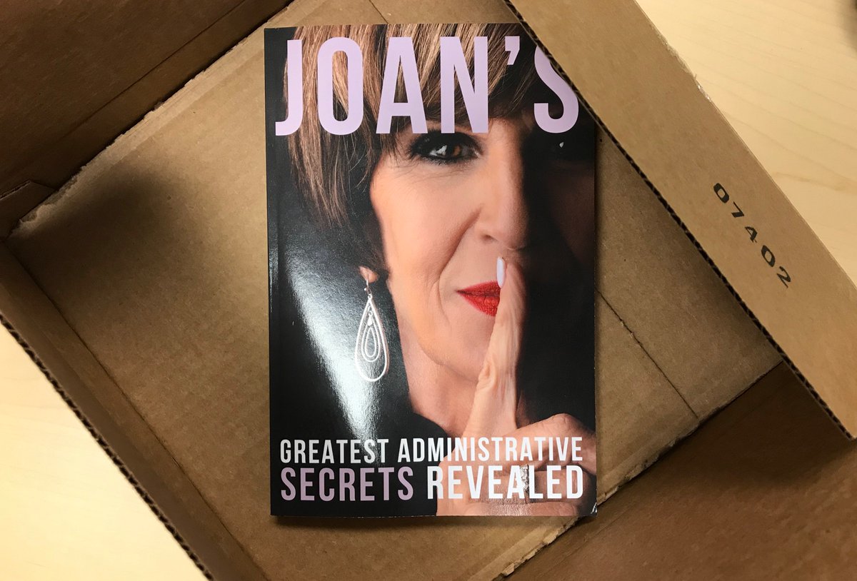 OfficeDynamics's tweet image. THE FIRST PRINTED COPY!
#RealJoanBurge #OfficeDynamics