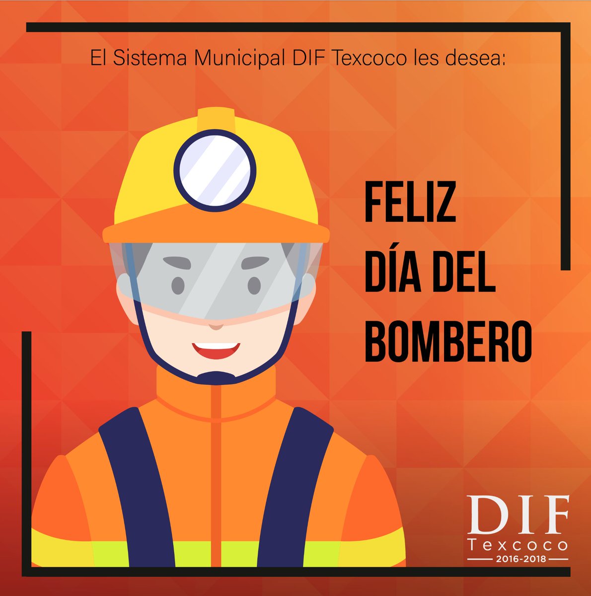 DIFTexcoco's tweet photo. No todos los héroes usan capa, por eso, felicitamos a los bomberos por arriesgar su vida para proteger y salvaguardar la de la ciudadanía. 
¡Feliz día a todos los bomberos! 👩‍🚒👨‍🚒 https://t.co/xd41M0gc3x