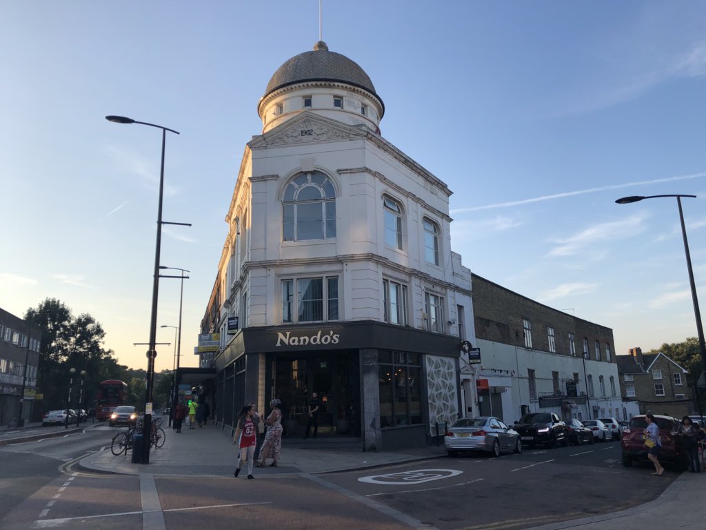 SydenhamSociety's tweet photo. Good luck to @NandosUK in #Sydenham on their opening night today. Great to have you in our neighbourhood alongside our other great eateries. We met some of the team yesterday and they’re 👌 - please show them some love everyone!! #se26 #kirkdale #foresthill https://t.co/BdrPR2GATz
