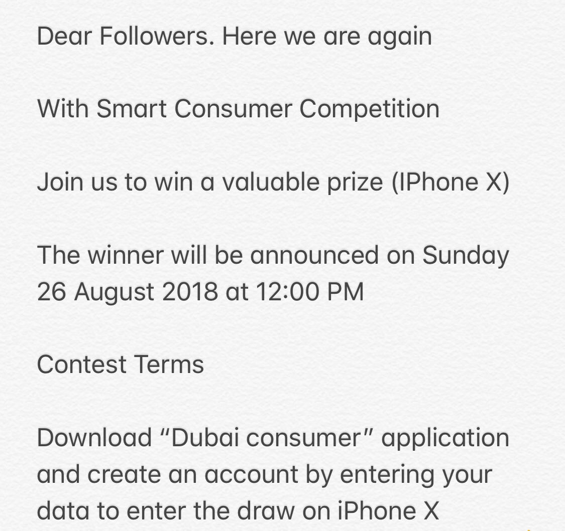 dubai_consumers's tweet photo. #dubai_consumers
#smart_protection
#consumer_protection
#consumer_empowerment
#dubai_economy https://t.co/31T9CHMj4u